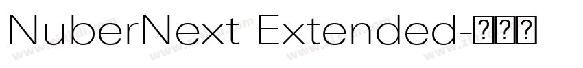 NuberNext Extended字体转换